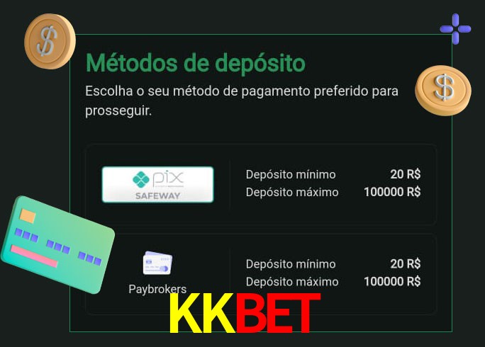 O cassino KKbet oferece uma grande variedade de métodos de pagamento